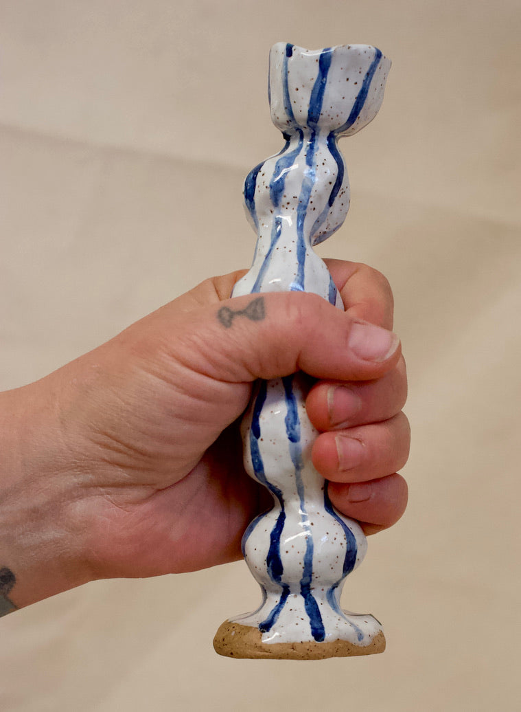 Striped Canldestick 4
