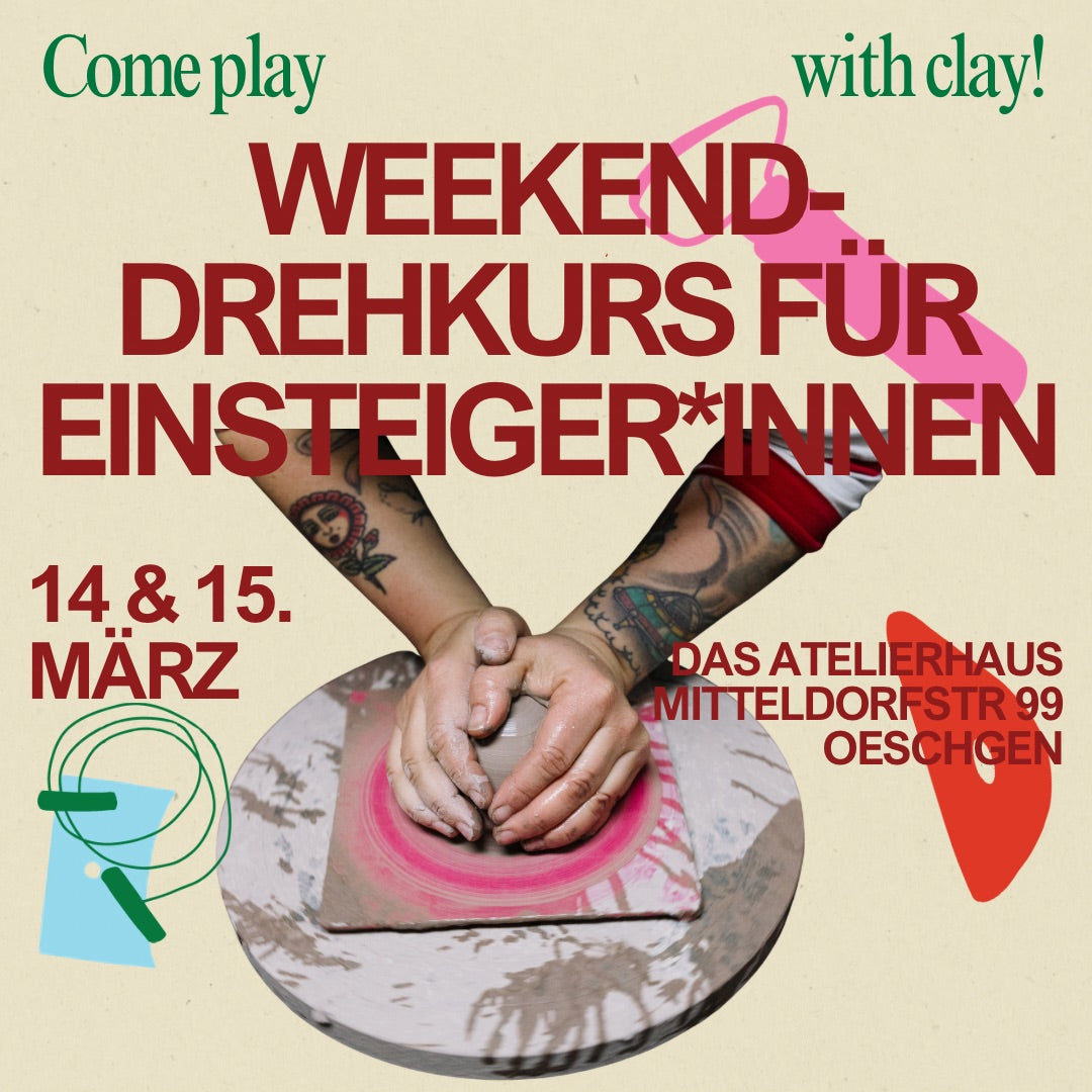 Weekend-Drehkurs für Einsteiger*innen