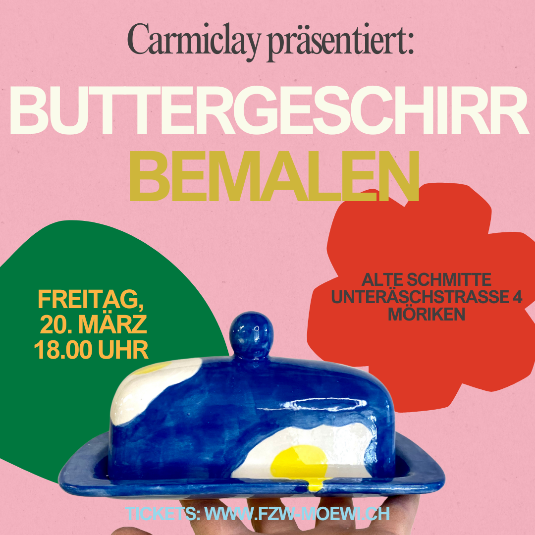 Buttergeschirr malen