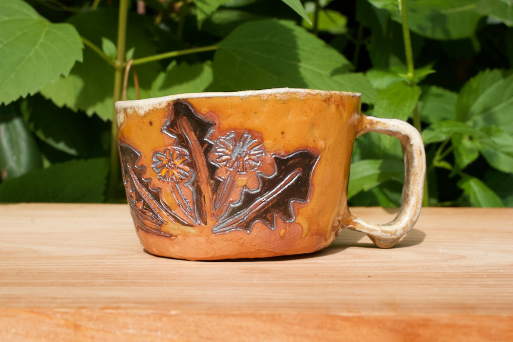 Woodfired Dandelion Mug 2