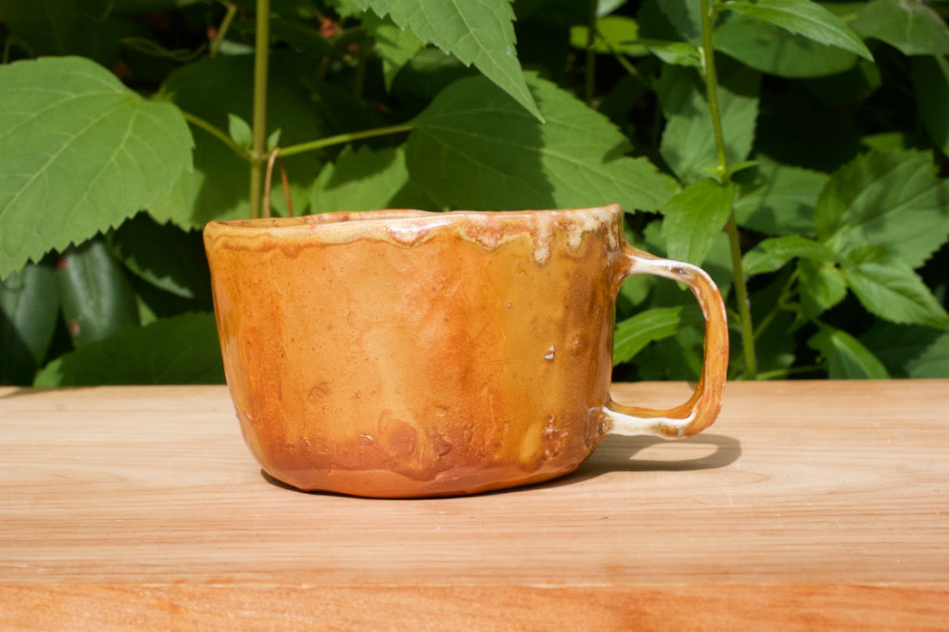 Holzgebrannter Löwenzahnbecher 1